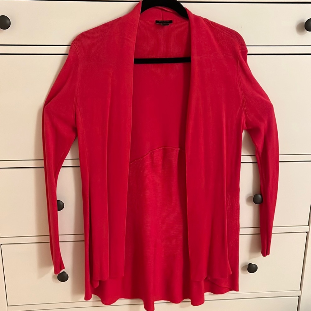 ANN TAYLOR Cardigan in deep pink rose